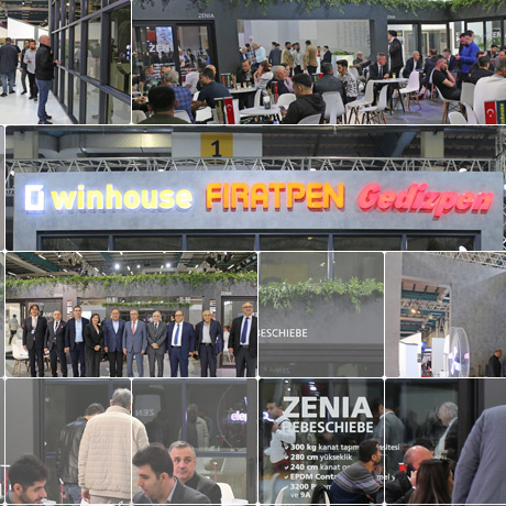 There was intense interest in our stand at the Eurasia Window Fair, which we attended with our Fıratpen, Winhouse and Gedizpen brands.|